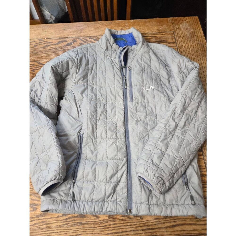 Stio grey quilted coat